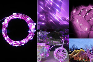 【Free Shipping】5/10M Led Fairy Lights Battery Operated Copper Wire Starry Fairy Lights Waterproof String Lights Suitable Indoor And Outdoor