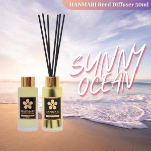 Hanmari Reed Diffuser Pewangi Pengharum Ruangan Kamar Toilet Aromaterapi - SUNNY OCEAN