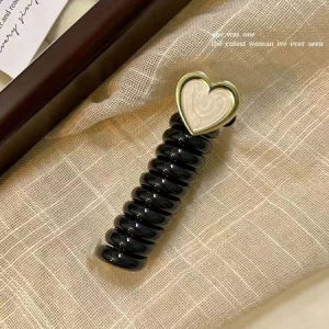 Ikat Rambut Spiral Kotak love Cantik Ikat Rambut Fashion Anak Dan Dewasa