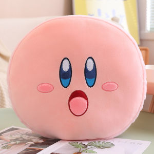JOJO CASTLE New Kawaii Star Kirby Cartoon Plush Pillows Cute Anime Stuffed Soft Plushie Toy Cushion Home Sofa Decor Kids Girls Birthday Gift 星之卡比