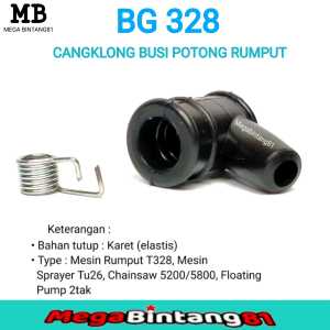 tutup busi mesin potong rumput 2T spark plug cap cop kop kepala busi mesin potong rumput 2T