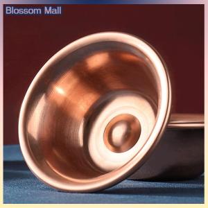 [Blossom] Pure Copper Water Supply Bowl Handmade Holy Water Bowl For Buddha Supplies Fine Polished Water Supply Bowl