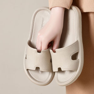 [Free Shipping]New Style Home Slippers Silent And High-Quality Flat-Soled Suitable For Men To Wear Outside Soft-Soled EVA Bathroom Slippers For Couples And Women