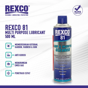 REXCO 81 500ML Pembersih Karburator dan Injeksi Mesin / Carburetor and Injector Cleaner