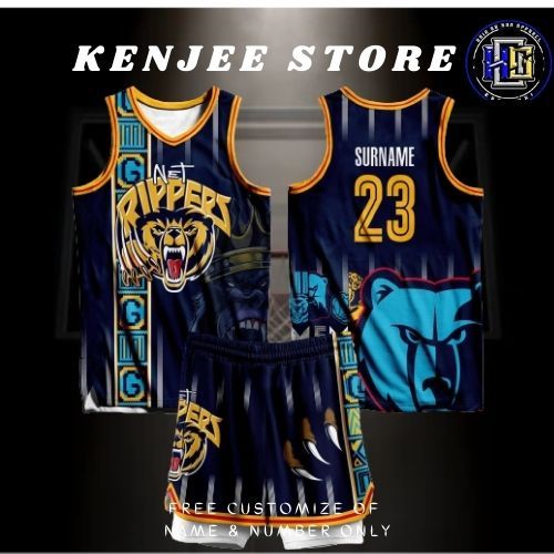 NEW NET RIPPERS 01 LIMITED EDITION CUSTOMIZE OF NAME & NUMBER FOR FREE