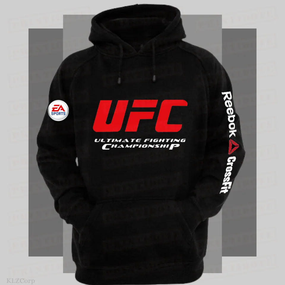 Ufc reebok hoodie  Ufc clothing, Black reebok, Mens lightweight hoodie