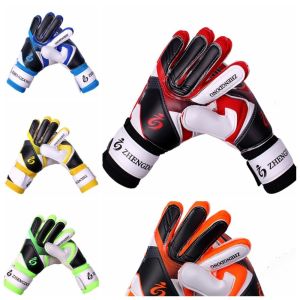 SERAPHYXO Wear-resistant Football Gloves Anti-slip Excellent Football Training Gloves Finger Protection Colorful Goalkeeper Training Gloves Kids/Adult