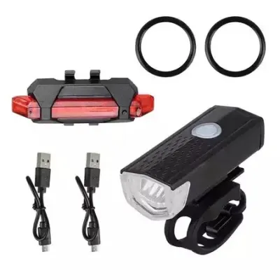 Lampu Sepeda Depan Belakang 3000 Lumens Set LED Layangan 3W Anti air
