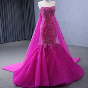 GAUN PENGANTIN SABRINA WARNA FANTA / WEDDING DRESS PARTY DRESS TAMPILAN BARBIE