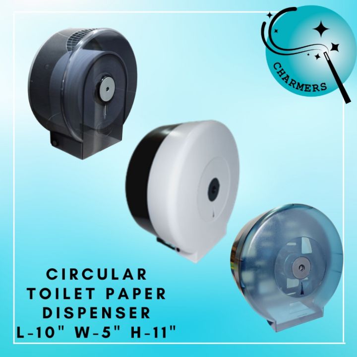 COD CHARMERSPH Circular Toilet Paper Dispenser - Jumbo Roll Tissue ...