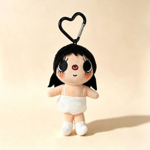 Cute Yuy Plush Toy Keychain Soft Safe Portable Bag Ornament Lovely Desk Decor Ideal Gift for Girls