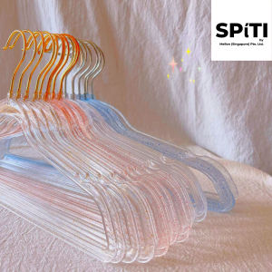 Transparent Pearl Glitter Acrylic Hanger (10pcs/pack) (2 color options (Transparent丨Transparent Pink))