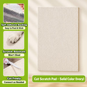 HUG.U 50x80cm Cat Scratch Pad Self Adhesive Felt Wall Scratcher Durable Sofa Protector christmas Cat