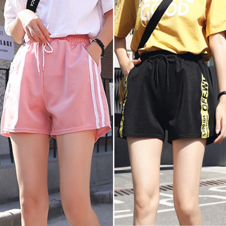 Women Korean Style Summer Casual Plain Sports Short Pants Seluar
