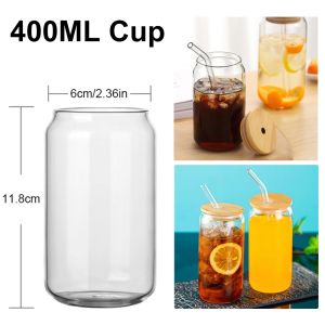 แก้วกาแฟ แก้วมัก รูปทรงแคน สำหรับใส่เครื่องดื่ม ชา น้ำผลไม้ ไร้สารตะกั่ว สไตล์นอร์ดิก โปร่งใสและทนทาน glass cup