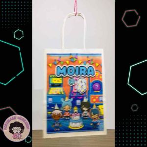 Toca Boca Boy Girl Personalized Lootbag Set of 10 or 5 Party Decorations