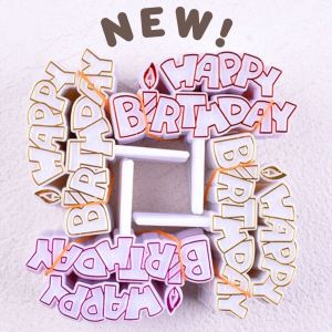 YONGQING [ราคาพิเศษแบบจำกัดเวลา]100pcs ป้ายปักเค้กวันเกิดขนาดเล็ก ป้ายปักเค้กพลาสติกตกแต่งเค้ก