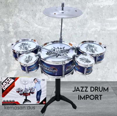 Mainan Mini Drum Jazz Drum isi 3 mainan anak drum