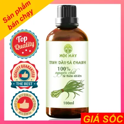 Tinh Dầu Sả Chanh 100ml Mộc Mây - tinh dầu nguyên chất từ thiên nhiên xông phòng thơm phòng thư giản đuổi muỗi - xuất khẩu thị trường Mỹ
