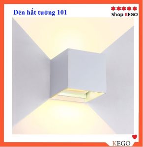 Đèn Treo Tường Hình Vuông Chống Nước Ngoài Trời và trong nhà (Mã 101-102)