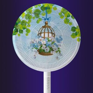 GTRBFDS 16-18 Inch Fan Protection Covers Cartoon Pattern Child Baby Anti-pinch Electric Net Fan Dustproof Covers Safe Kids Finger Guards Mesh Fan Covers