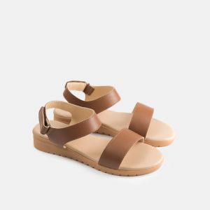 Giày sandal nữ đi học quai ngang đế bằng cao 3 phân SD BQ15