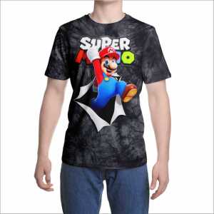 Kaos 3D 3 Dimensi Supr Mario Premium Bangkok Thailand