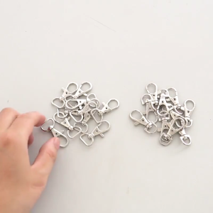 10pcs 31mm/34mm/36mm/37mm Lobster Claw Clasp Hooks Metal Swivel Clasps Snap Hook for Keychain Craft Necklace DIY