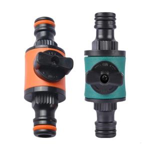 Fast Lock Flows Control Valves With Switches For Watering Systems Durability ABS Coupling Fitting For Garden Hoses 2pcs