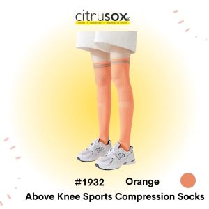 CITRUSOX Above Knee Sports Compression Socks (22-25 cm fits EU 36-40) #1932