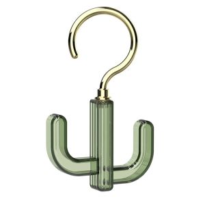 【4Pcs/Set】Light Luxury Cactus Shape Hanger Hooks Electroplate Two Tone Multipurpose Wardrobe Space Saving Large Size Coat And Hat Hook