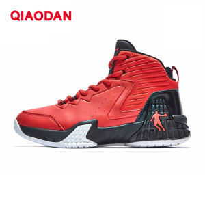 Qiaodan รองเท้ากีฬารองเท้าบาสเก็ตบอลกันกระแทกสำหรับผู้ชายXM1590111การต่อสู้กันกระแทกกันกระแทกกันกระแทกแบบมืออาชีพ