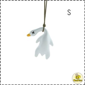 MaxPlus【Ready in Stock】 UV Changeable Color Roast Duck Pendant Creative Keychain Bag Decoration Fashion Accessory 1Pc