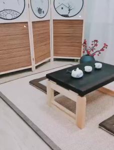 CraftedLiving SG-Solid Wood Tatami Coffee Table Kang Table Bay Window Table Small Coffee Table Low Table Folding Small Floor Table Tea Table Japanese Style Low Foot Table