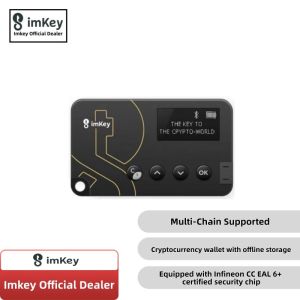ImKey Pro encrypted hardware wallet secure cold encrypted wallet with offline storage CC EAL6+secure digital assets Bitcoin Ethereum XRP NFTs and ERC20 tokens