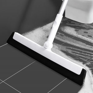 EVA Magic Broom Non-sticky Floor Wiper Telescopic Hand Push Sweeper Squeegee For Floor Cleaning Floor Squeegee Pet Hair Broom