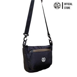 QXZ94 Tas Selempang Wanita Pria Original Slingbag Hitam QSB05