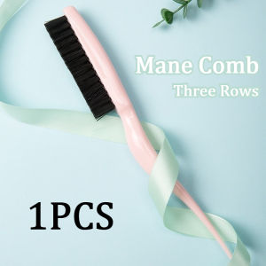 Mane Comb Curly Hair Comb Hair Nylon Hair Curl Hair Fluffy Three Row Comb Bristle Comb Women Hairstyles