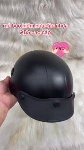 DANSHOP - Thời Trang - An Toàn Mũ Bảo Hiểm Nữa Đầu Nhựa ABS Sơn nhám Cao Cấp Cho Nam và nữ