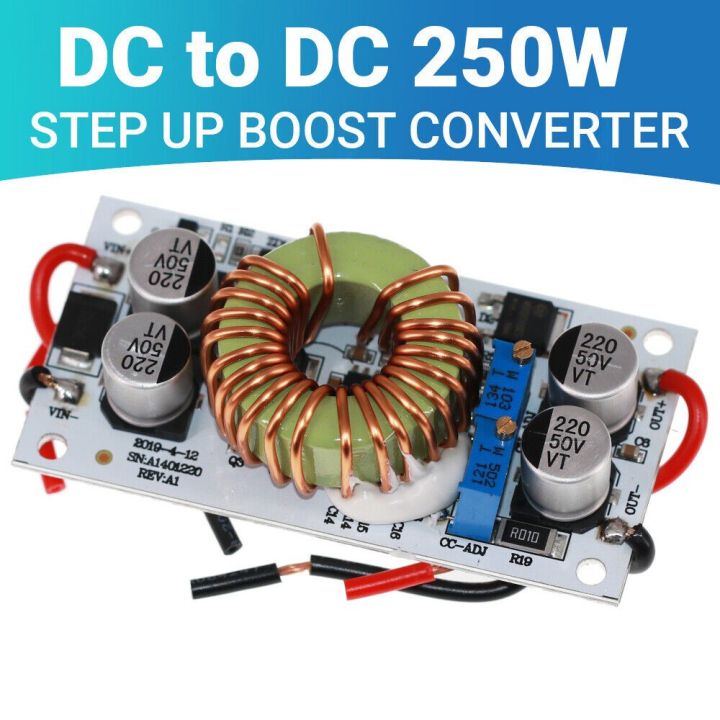 Compact And Durable 250w Stepup Boost Converter For Various Diy