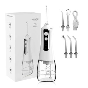 nha khoa Miệng Irrigator nước Flosser Pick cho răng sạch hơn chủ đề miệng máy giặt 5 vòi phun 300ml nha khoa xỉa máy bay phản lực