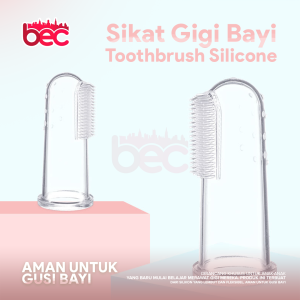 [BEC] Tooth Silicone Untuk Gigi Bayi | Sikat Gigi Bayi | Finger Tooth Brush Pembersih Mulut | Silikon Jari Baby New Born Lidah Gusi Silicone Food Grade