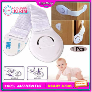 [100% Aman] Alat Pengunci Pengaman Lemari Laci Rak Kaca Pengait Pintu Kulkas Untuk Keselamatan Bayi