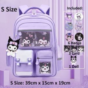 Schoolbag Elementary School Students Female One Two Four Sixth Grade Cute Princess Kuromi Style Burden-Reducing