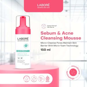 LABORE Sensitive Skin Care AcnePro Biome Sebum & Acne Cleansing Mousse 150ml