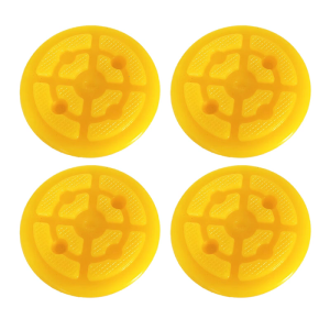 4Pcs Cao Su Nâng Nền Tảng Miếng Đệm Vòng Tự Động Nâng Nền Tảng Miếng Đệm Cho Đôi Cột Thang Máy chịu lực cao Bảo Vệ Thảm Miếng Đệm