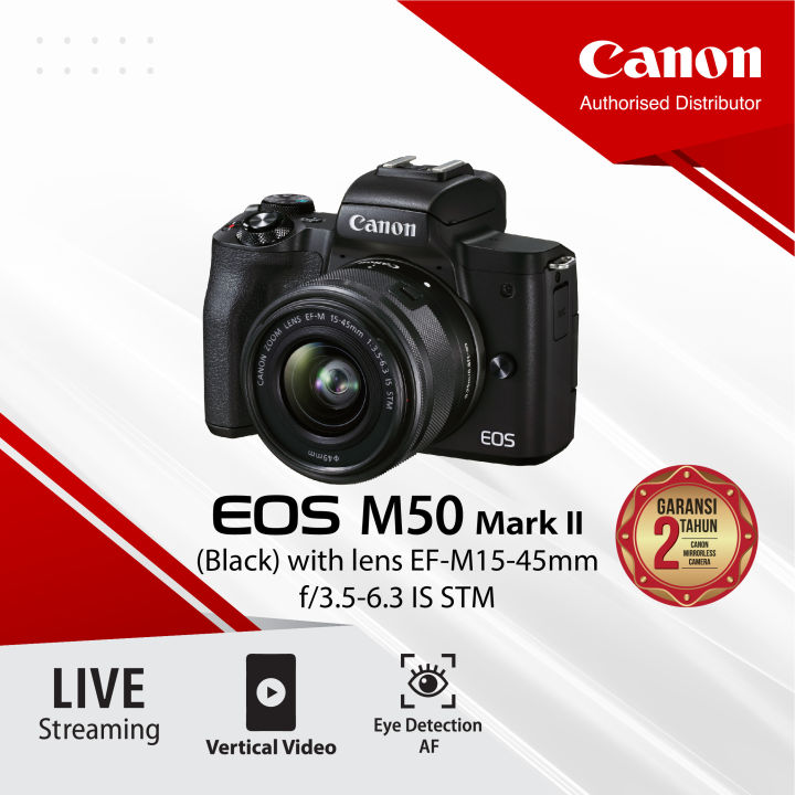 Canon Dslr Canon M50 Autofocus Points Canon EOS M50 Mark II