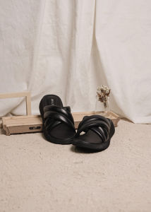 Sandal Platform Wanita Murah Viral Sendal Wedges Wanita Empuk Model Silang - BELLEZA KANNA