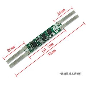 3S 11.1V 12.6V Li-ion BMS Protection Board 5A 10A with Nickel Strips for 18650 Battery Pack
