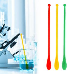 50PCS Double Ended Lab Spatula Mixing Spoon Laboratory Sampling Spoon Lab Spatula Sampler for Chemistry Reagent Sampling